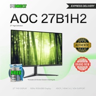 AOC 27B1H2 27" FHD IPS Frameless Monitor | 100Hz Ultra-Slim Gaming Display + Kit – PCDIRECT