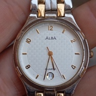 jam tangan Alba stylish japan quartz second bekas original