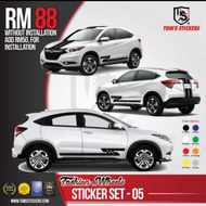 SUV CAR BODY STICKER SET