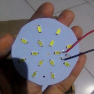 MATA PCB Led DC 3.7V 4.2V 5V emergency lamp 7 watt 14 eyes