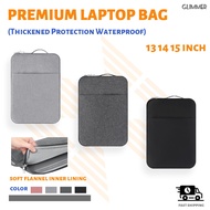 SG [In Stock] Waterproof Laptop Bag with sling 13 14 15.6 Inch Notebook Macbook Laptop Sleeve