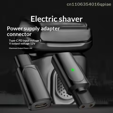 （Summer4）1 Pc Charging Converter 12V Type-C Shaver Charger Adapter Fit For Braun Series 3 5 7 9 6 1 