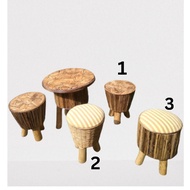 Rania Stool - rattan bench - rattan stool - bench