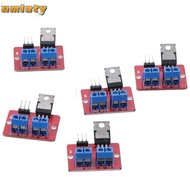UMISTY 5pcs Driver Module, IRF520 red MOSFET, irf520 mosfet Button Drive for Arduino MCU ARM MCU