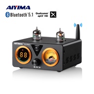 Aiyima T9 PRO HiFi Bluetooth Tube Amplifier Stereo Power Amplifier USB DAC COAX OPT Home Audio Amp VU Meter Amplifier 100Wx2