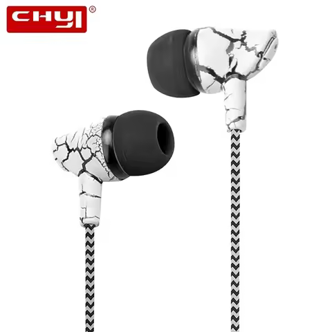 CHYI Cool Sport Wired In Ear Earphone Fashion Cheap Earbuds With Microphone Line Control Free Shippi