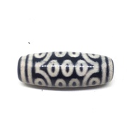 AAA Grade Tibet Black and White 21 Eyes 15MM*39.5MM Natural Agate Dzi beads Amulet Tibetan Dzi Beads