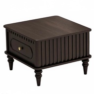 Hardwood Coffee Table Glass Top TV Stand Vintage Living Room Furniture Set for Small Spaces Sturdy S