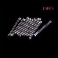 ♠10pcs/lot Transparent Pyrex Glass Blowing Tubes 100mm Long Thick Wall Test Tube 10*100mm Y☋