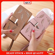 SC2 Purse Woman Hollow Out The Leaves Purse for Women Long Clutch Purse Women Fashion Wallet for Wom