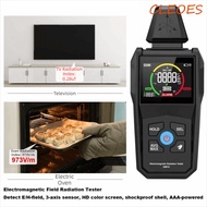 CLEOES Electromagnetic Radiation Detector, LCD Digital EMF Reader Electromagnetic Field Radiation Te