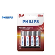 PHILIPS AA BATTERY PHILIPS POWER AA ALKALINE BATTERY / LR6