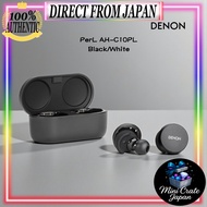 Denon PerL AH-C10PL True Wireless Earbuds Bluetooth aptX IPX4 QuickSwitch Mic Black/White