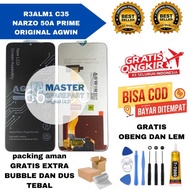 LCD COMPATIBLE FOR AGWIN REALM1 C35 / NARZO 50A Prime FULLSET GLUE + SCREWDRIVER