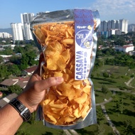 Kerepek Ubi Salted Egg / Cassava Chips Salted Egg / Tapioca Chips Salted Egg [Snack Food]