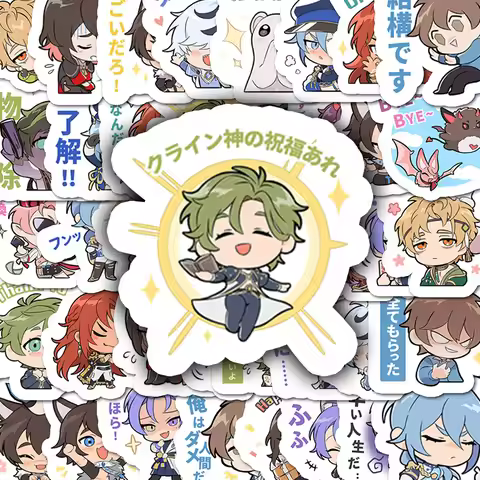 40 Pcs Cute NU Carnival Sticker Skateboard Suitcase Guitar Kettle Deco Party Favor Gift Present Priz