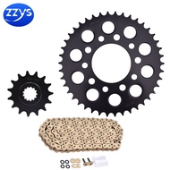 525 15T 42T Motorcycle Front Rear Sprocket Chain Set for Honda CB400 CB400SF F2N,F2R,F2S,F2T,F2V Sup