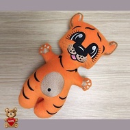 Personalised embroidery Plush Soft Toy Tiger