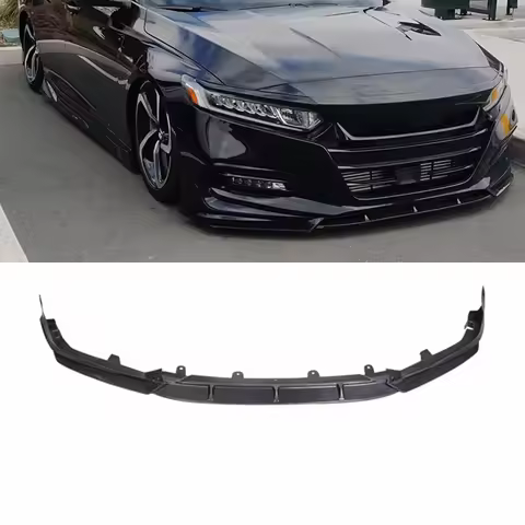 YOFER Front Bumper Spoiler Lip Lower Fog Light Side Corner Splitter Protector Cover For Honda Accord