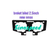 AES 2.5inch biled projector bracket New nmax 2020-2024 lampu motor