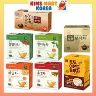 Danongwon Korean Hot Choco Rich, Barley Tea, Black Herbal, Brown Rice Green Tea, Bitter Cucumber, Buckwheat, Burdock, Cassiae Semen, Corn Silk, Puer Tea