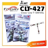 FIXORY CROSS-LINE T-SWIVEL CLT-427, 3 WAY SWIVEL, FISHING SWIVEL
