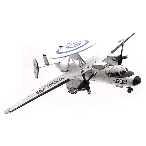 1/72 Airplane Model United States E-2C Hawkeye Airborne Early Warning Aircraft Assembly Model DIY Mi