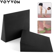 ﹍✿ Yoga Wedge Stretch Slant Boards EVA Yoga Wedge Blocks Squat Slant Board Foot Stretch Strength Exercise Pilates Inclined Board