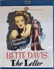 <The Letter>(香箋淚/血彈情書) Blu-ray Bluray 藍光碟 荷里活經典Film Noir 美國電影大師William Wyler早期傑作 傳奇影后Bette Davis擔綱演出