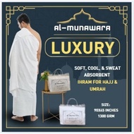 KAIN IHRAM LELAKI DEWASA HAJI DAN UMRAH|LUXURY|LEMBUT|BERKUALITI