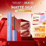 SACE LADY Matte Lip Cream Velvet Lipstick High Pigment Lipmatte Long Lasting Velvet Matte Gincu Velv