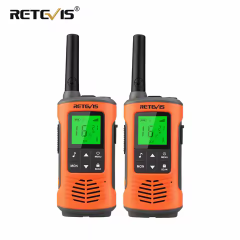 Retevis Walkie Talkie IP67 Waterproof 2 pcs PMR446 Walkie-talkies Adult for Motorola Two-way Radio R