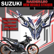 NEW DECALS STICKER FOR SUZUKI RAIDER 150 FI MOTORCYCLE/ SUZUKI RAIDER 150 FI DECALS STICKER/ SUZUKI