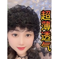 Summer Ultra-Thin Breathable Stretch Beauty Gauze Lace Edge Anti-dust Cover White Hair Small Cap Med