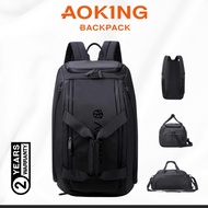 Aoking 32L Waterproof Travel/Sport/Work/School 3-in-1 Backpack With Shoes Compartment Multiple Duffe