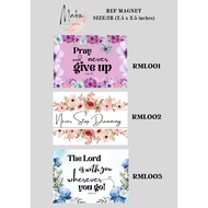 REF MAGNET BIBLE VERSE 2R SIZE