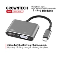 Cáp chuyển type-C ra HDMI 4K/ VGA/ USB/ JACK 3.5 dùng cho macbook laptop điện thoại