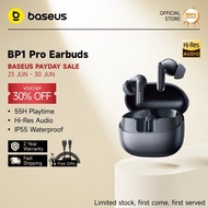 【Free Gift】Baseus BP1 Pro ANC Wireless Earphone -50dB Noise Reducton Hi-Res Bluetooth 6.0 IPX55 Wate