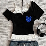 Jul crop top shoujo jojifuku goth gothic t-shirt gothic goth japan funny grunge