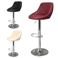 2 Pcs Bar Stool Chair Lifestyle Person Air Lift Adjustable High Chair Bar Counter Faux Leather / Bar