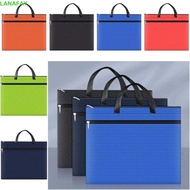 LANAFAY A3 Portable File Bag, Zipper Oxford Cloth A3 File Bag, Storage Pouch Stationery Bag A3 File 