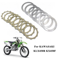 Pokhaomin Motorcycle Friction Plates Clutch Kit Steel Set for Kawasaki KLX450R KX450F KLX KX 450 R F