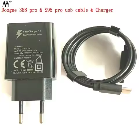 Type C USB Cable for Doogee S96 Pro S88 S95 S68 S90 Pro S90C S80, Fast Charge, Mobile Phone Accessor