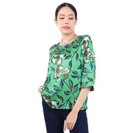 ITOKIN เสื้อผ้าซาตินพิมพ์ลาย W5B086