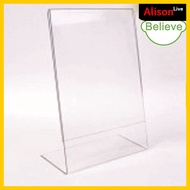 Acrylic L Shape A4 / A5 / A6 Stand Display Stand
