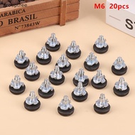grouptree 20Pcs M6 Thread Adjustable Furniture Levelers Screw In Chair Feet Durable Easy To Use Adju