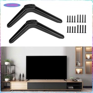 [ukgjmkm6] TV Stand Tabletop Mount for 32 to 55 Inch Durable Anti Slip Devices Support TV Base Pedes
