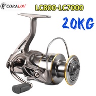 【Ready Stok】CORALOV HE500 Reel Pancing Max Drag 30kg Shimano-LC2000-7000 Reel Pancing Gulungan Panci