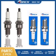 2 Pack Spark Plug Torch F6RTC Replace for Stens 131-039 MTD 751-10292 VOLVO 1367528 RENAULT 77014140