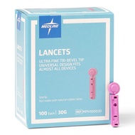Medline General Purpose Lancet, Can be Used with Most Universal Lancing Devices, 30G, Box of 103